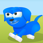 Puppy Pull Decimal Words image