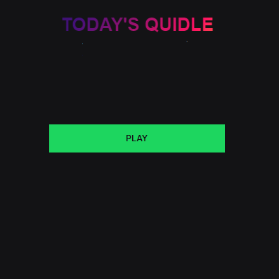 Quidle - Play Quidle On Foodle