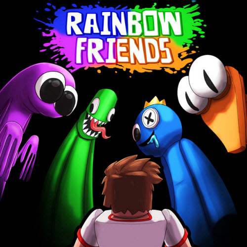 Play FNF vs Blue from Rainbow Friends, a game of Horror