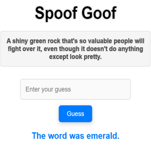 spoof-goof