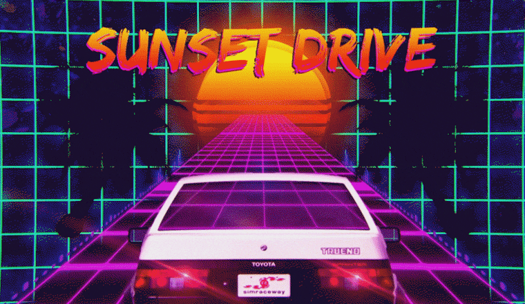 sunset-driver